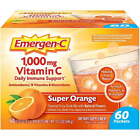 60 packets Emergen-C Vitamin C Packets 1000mg Super Orange Daily Immune Support