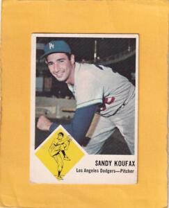 1963 Fleer #42 Sandy Koufax Los Angeles Dodgers VG Very Good #24051