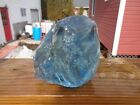 Glass Rock Slag Pretty Clear Sapphire Blue 7.0 lbs JJ77 Rocks Landscaping Aquari