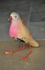 Vintage Wind Up Colorful Celluloid Pigeon Toy , Japan