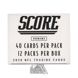 2020 Panini Score Football 12 Pack Fat Pack Box