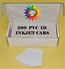 500 Inkjet PVC ID Cards - For Epson & Canon Inkjet Printers Gafetes carnets