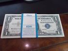 New ListingConsecutive 1957  US Silver Certificate $1 Notes MINT CU