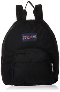 JanSport Half Pint Black Mini Backpack, 10.2 L