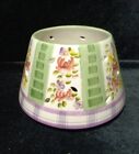 Home Interiors Floral Candle Topper Shade 5.25
