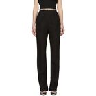 Women’s Alexander Wang Black Studded Pleated Trousers - Size 2 - New with Tags