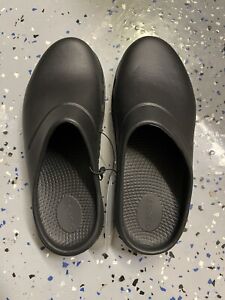 Oofos OOcloog M5/W7 Black Slip On Recovery Clog Mules