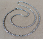 James Avery Light Rope Chain Sterling Silver .925 Necklace 18