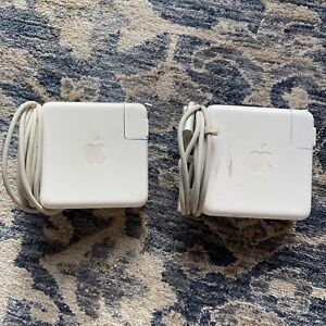 2 LOT Genuine OEM Apple 85W MagSafe 1 Charger for MacBook Pro Air TESTED a1343