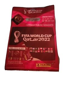 Panini FIFA World Cup Qatar 2022 Sports Sticker&Album 25 total stickers sealed 