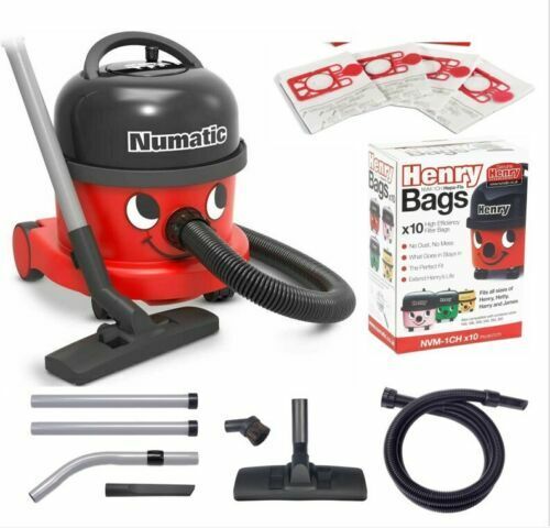 NEW 2022 HENRY HOOVER NRV200 NUMATIC COMMERCIAL VACUUM CLEANER And 10 Free Bags