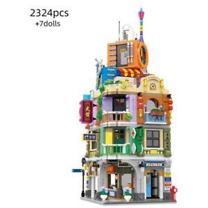2324pcs Street View Series Building Blocks Charming Famous Scenic Spot Brick Toy