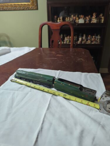 Rare Early HO Scale Solid Brass Streamlined Locomotive & Tender As-is