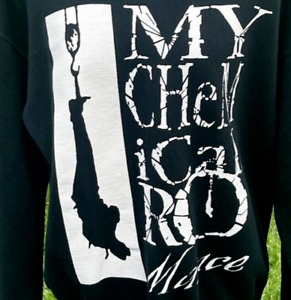 My Chemical Romance Hang Man Sweatshirt Size Medium Black Gildan Heavy Blend