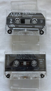 Cassettes Lot Of 2 N.W.A. 100 Miles & Running’ Niggaz 4 Life Untested