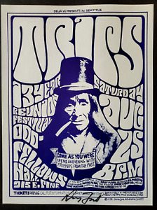 SIGNED AOR 4.135 Original TRIPS Festival 1979 HB Mini AOR Poster Near MINT+