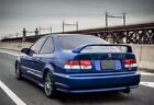 For 2001-2005 Honda Civic Coupe Painted Blue Rear Trunk Spoiler Wing LED Brake (For: 2005 Civic)