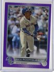 Julio Rodriguez 2022 Topps Chrome Update #USC150 Rookie RC Purple Refractor