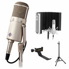 Neumann U 47 fet Collector's Edition Microphone w/ Reflection Filter & Mic Stand
