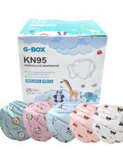 G-Box 5-Layer Children KN95 Kids KN95 Masks (Individual Wrapped & Sealed) 25 PCS