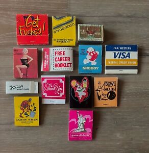 Vintage Matchbooks Lot Of 10