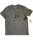 New Listing‘47 Brand Anaheim Ducks Short Sleeve Hockey NHL Adult T-Shirt Men's Size 2XL New