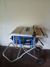 Barely Used Kobalt Table Saw w/ built-infolding stand w/New Push Stick Kit.