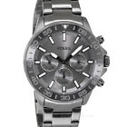 FOSSIL Bannon Mens Multifunction Watch, Gray Dial Day Date, Stainless Steel Band