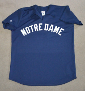 Notre Dame Fighting Irish Baseball Game Worn Used Rawlings Throwback Jersey 48