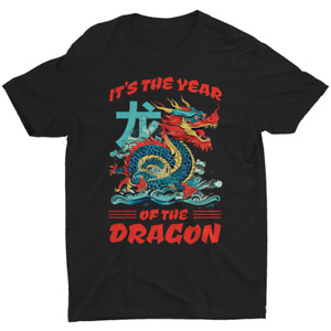 Happy Chinese New Year 2024 Year Of The Dragon T-Shirt Men's T Shirt Graphic Tee