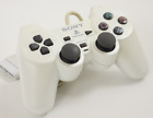 PS2 PEARL WHITE DUALSHOCK2 Analog Controller SCPH10010 Playstation Maintained 03
