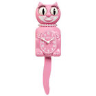Limited Edition Pink Satin Lady Kit Cat Klock Kat Clock FREE US SHIPPING