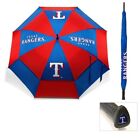 TEXAS RANGERS MLB Large Golf Umbrella 62” W/Protective Sheath Double Canopy NWT