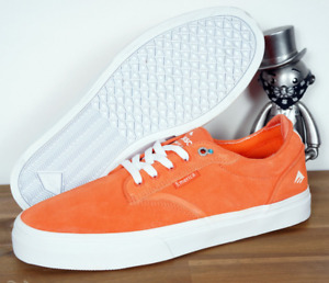 Emerica Skateboard Footwear Skate Shoes shoes Jon Dickson Orange Suede 9/42