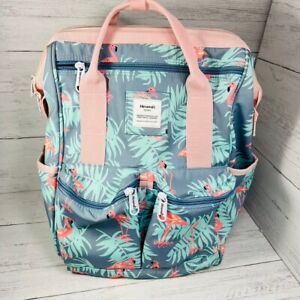 Himawari Flamingo Print Travel Baby Bag Infant Diaper Bag Backpack