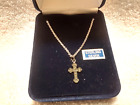 Montana Silversmith 925 Sterling Silver Cross Pendant With Box Great Shape !!