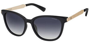 Polaroid Polarized Women's Black/Rose Gold Cat-Eye Sunglasses - PLD5015S 0BMB IX