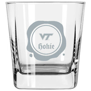 Virginia Tech Hokies 14oz. Frost Stamp Old Fashioned Glass