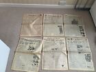 collection old original ww2 era newspapers darlington dispatch hitler invades