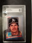 New ListingJose Canseco 1986 Donruss #39 RC/Rated Rookie Athletics A's SGC 8 NM-MT