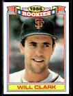 1987 Topps #4 Will Clark Rookies Rookie RC Giants Baseball Card 0401E