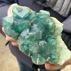 1.32LB   Natural super beautiful green fluorite crystal mineral healing specimen
