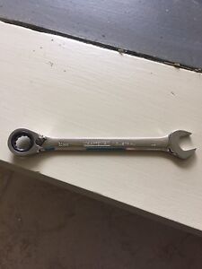 Craftsman Industrial 24634 12mm Polished Reversible Ratcheting Combo Wrench USA