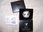 2021 S Proof American Silver Eagle Type 2 GEM Proof  - In Hand Ready to Ship