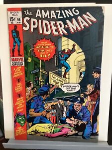 AMAZING SPIDER-MAN #96 MARVEL 1971 BRONZE AGE NO COMICS CODE AUTHORITY APPROVAL