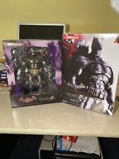 DC Square Enix Play Arts Kai Batman Two Figure LOT. COMPLETE IN BOX. Used. READ