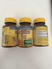 (lot of 3) Vitamin B-12 200 Tabs 500 mcg by Nature Made EXP. 07/24