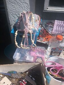 5 Lb Pounds Unsearched Huge Lot Jewelry Vintage Now Junk Art Craft Treasure Fun