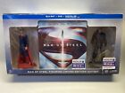 2013 Man Of Steel Figurine Limited Edition Gift Set BluRay + DVD (Box Wear) New