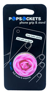 Popsockets Pink Rose 🌹 Flower Phone Grip Holder Popsocket Pop Socket PopGrip